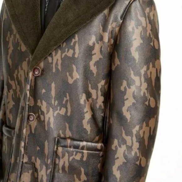 TALLIA Men's Camouflage Overcoat - Medium - NWT - Picture 4 of 6